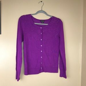 George royal purple cardigan.